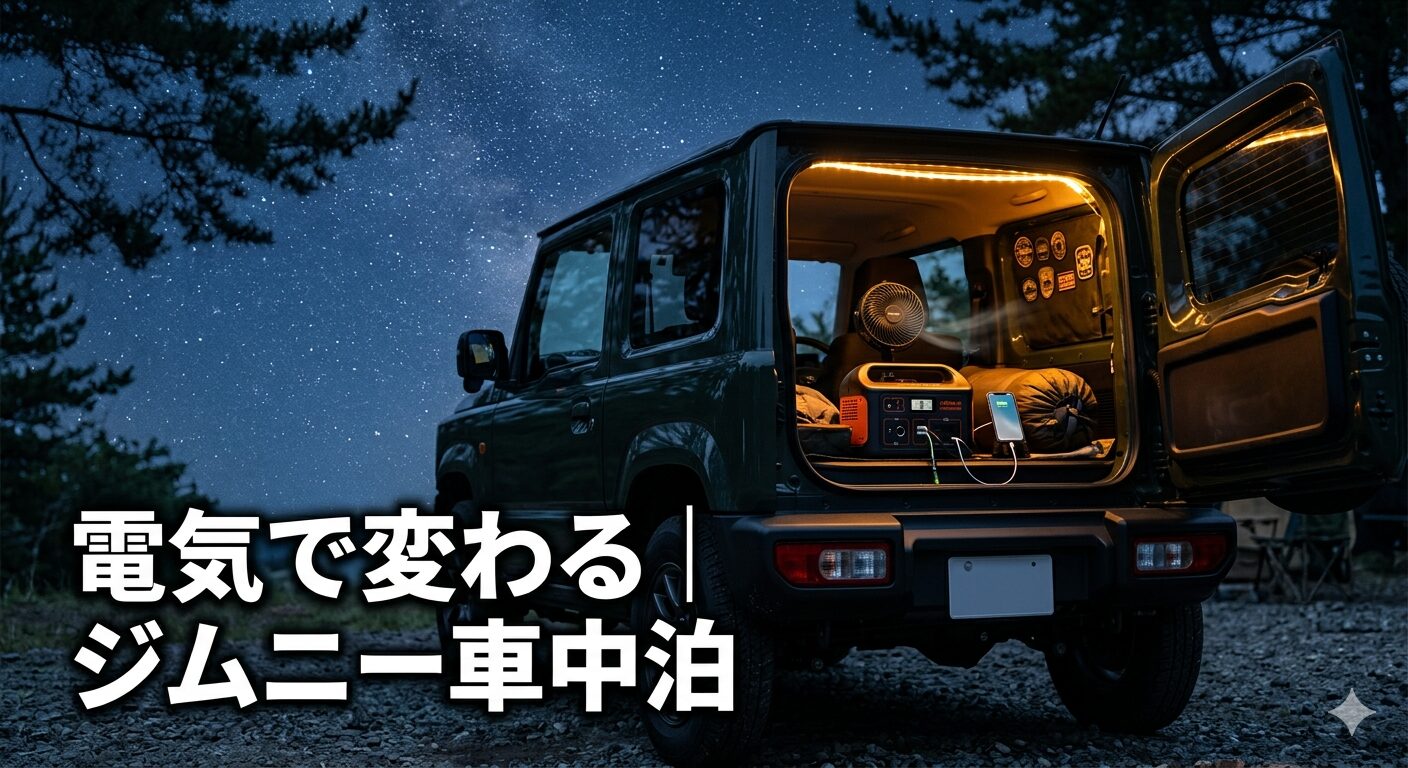 ポータブル電源を紹介するブログ記事のサムネイル